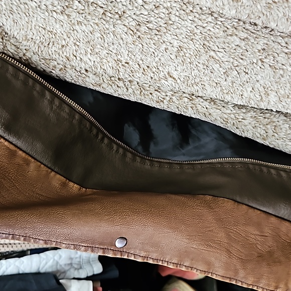 Men's Brown Leather Jacket sz 5x - Picture 5 of 5